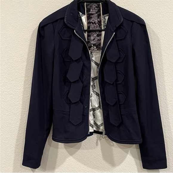 L.A.M.B. Jackets & Blazers - L.A.M.B. Navy military Blazer rare